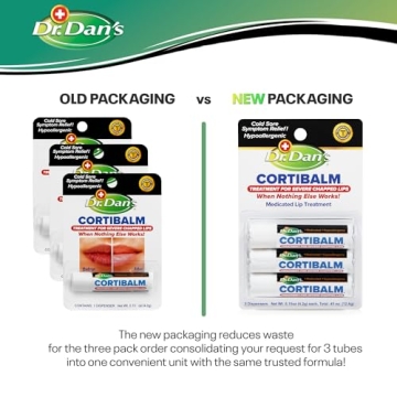 Dr. Dan's Cortibalm 3-Pack for Dry Cracked Lips