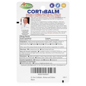 Dr. Dan's Cortibalm 3-Pack for Dry Cracked Lips
