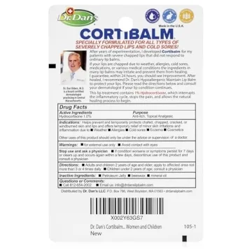 Dr. Dan's Cortibalm 3-Pack for Dry Cracked Lips