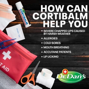 Dr. Dan's Cortibalm 3-Pack for Dry Cracked Lips