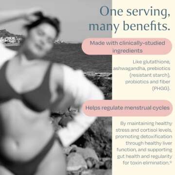 BOND Cycle Care - Hormone Balancing Supplement Blend for Women - Supports PMS, Regular Menstrual Cycles, Mood Swings with Ashwagandha, Magnesium, Probiotics - Strawberry Drink Mix - 28 Servings