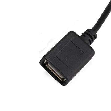 JYXindzkj DC 10-60V to DC 5V USB A Buck Converter 3A Voltage Adapter Power Supply Module Step Down Voltage Regulator 12V/24V/36V/48V to 5V Transformer