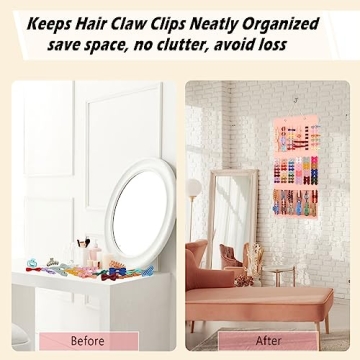 Hair Claw Clip Organizer - LUCKJOY Storage Solution
