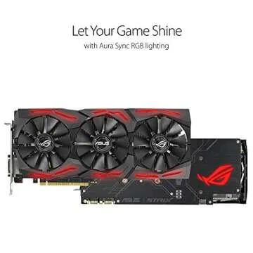 ASUS ROG Strix GeForce® GTX 1070 Ti 8GB GDDR5 Advanced Edition VR Ready DP HDMI DVI Gaming Graphics...