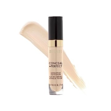 Milani Conceal + Perfect Longwear Concealer - Vegan, Cruelty-Free Solution for Flawless Skin