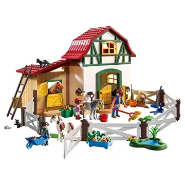Enchanting Playmobil Pony Farm Adventure Playset for Kids