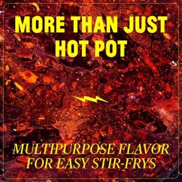 FLYBYJING Fire Hot Pot Soup Base, Spicy Sichuan Hot Pot at Home, Packed with Umami Flavor, No MSG, Vegan and Sugar Free, Perfect and Unique Dinner Party or Family Meal (Pack of 2)