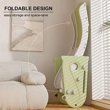 Kid Slide for Toddlers with Basketball Hoop, Indoor & Outdoor Fun