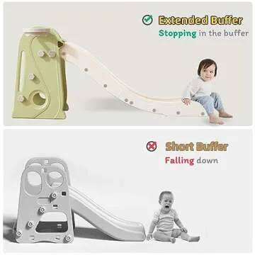 Kid Slide for Toddlers with Basketball Hoop, Indoor & Outdoor Fun