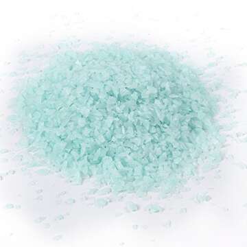 Alan Stone Glow in The Dark Home and Garden Fish Tank Aquarium Decorative Sand Gravel Rock (3-5mm, Aqua)