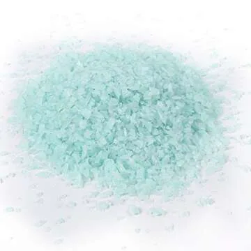 Alan Stone Glow in The Dark Home and Garden Fish Tank Aquarium Decorative Sand Gravel Rock (3-5mm, Aqua)