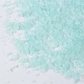 Alan Stone Glow in The Dark Home and Garden Fish Tank Aquarium Decorative Sand Gravel Rock (3-5mm, Aqua)