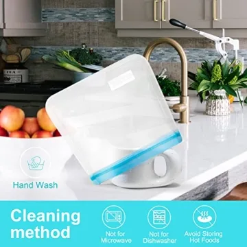 Eco-Friendly SODPE Reusable Food Storage Bags Set