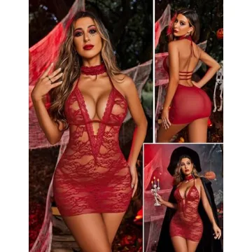 Avidlove Lace Babydoll Lingerie for Valentine's Day