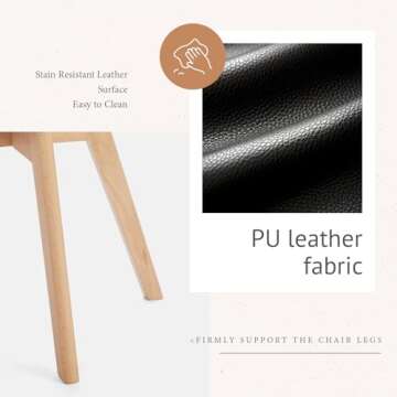 Comfortable Sweetcrispy Dining Chairs Set of 4