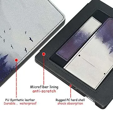 GOVTVA Stand Case for Kindle Oasis - Auto Sleep/Wake
