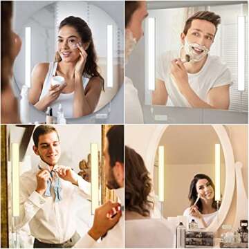 MY BEAUTY LIGHT Dimmable LED Mirror Lights for Perfect Makeup