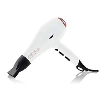 Gem Force Intense Ionic Ceramic Science Hair Dryer for Frizz-Free Hair