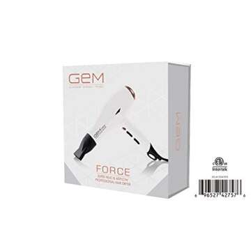 Gem Force Intense Ionic Ceramic Hair Dryer - Pro Results