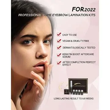 iMethod Professional Eyebrow Lamination Kit - Instant DIY Eye Brow Lift Perm Kit at Home, Long Lasting, Salon Result, Easy to Use