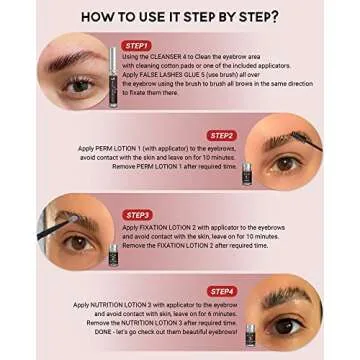 iMethod Professional Eyebrow Lamination Kit - Instant DIY Eye Brow Lift Perm Kit at Home, Long Lasting, Salon Result, Easy to Use