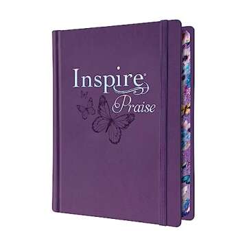 Inspire PRAISE Bible NLT for Creative Journaling & Coloring