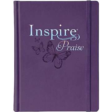 Inspire PRAISE Bible NLT for Creative Journaling & Coloring