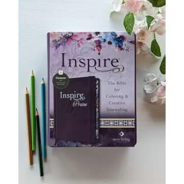 Inspire PRAISE Bible NLT for Creative Journaling & Coloring