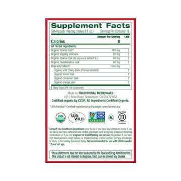 Traditional Medicinals Organic Throat Coat, 16-Count Boxes (Pack - 2)