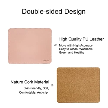 Fosmihao Leather Mouse Pad - Stylish & Waterproof Design