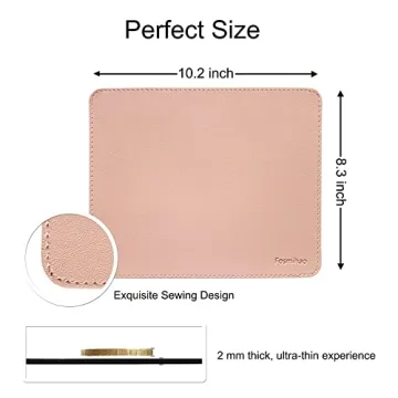 Fosmihao Leather Mouse Pad - Stylish & Waterproof Design