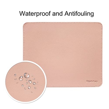 Fosmihao Leather Mouse Pad - Stylish & Waterproof Design