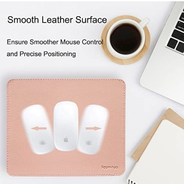 Fosmihao Leather Mouse Pad - Stylish & Waterproof Design
