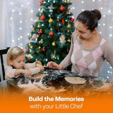 HelferX 9 inch Small Wooden Rolling Pin for Baking