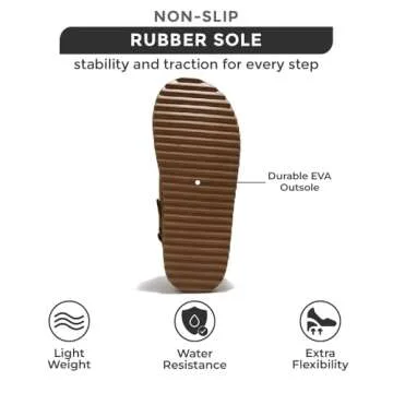 Project Cloud Genuine Suede Clogs for Women - Memory Foam Platform Clogs Womens Shoes - Nonslip Slides for Women w/ Straps Lightweight Womens Clogs & Mules for Women 2025 (Goldstar, CHSTNUT, 7.5)