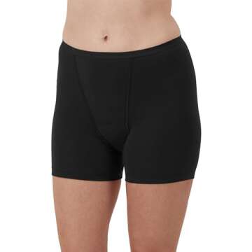 Hanes Women's Comfort, Underwear, Super Leaks Post-Partum, Period & Nighttime Protection, Multipack,...