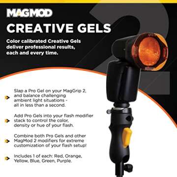 MagMod Pro Creative Gels | Flash Modifier Light Gels | New and Improved Color Modifiers | Modular Ma...