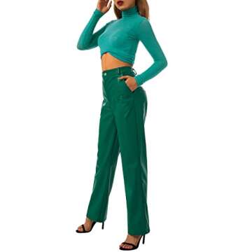 Chic Women Faux Leather Pants for Every Occasion