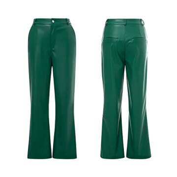 Chic Women Faux Leather Pants for Every Occasion