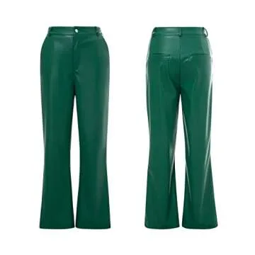 Chic Women Faux Leather Pants for Every Occasion