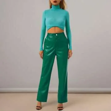 Chic Women Faux Leather Pants for Every Occasion