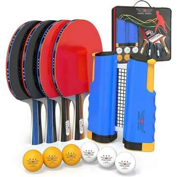 NIBIRU SPORT Ping Pong Paddle Set for Fun Play