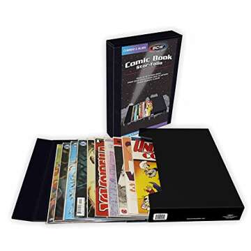 BCW Comic Book Stor-Folio | Portable Comic Book Storage Box for Current and Silver Age Comics | Secu...