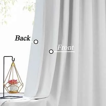 Elegant White Blackout Pinch Pleated Curtains 95 Inches