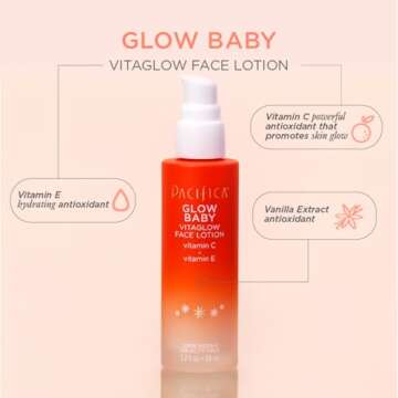 Pacifica Glow Baby Face Lotion & Eye Cream Set - Vegan Skincare