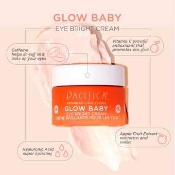 Pacifica Glow Baby Face Lotion & Eye Cream Set - Vegan Skincare