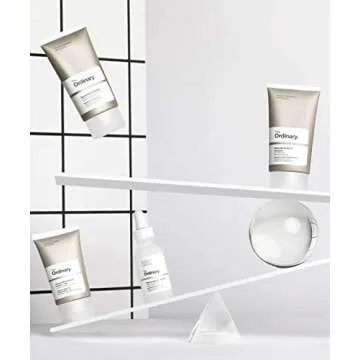 The Ordinary The Balance Set (4 Pcs: Squalance Cleanser + Salicylic Acid 2% Masque + Niacinamide 10% + Zinc 1% + Natural Moisturizing Factors + HA)