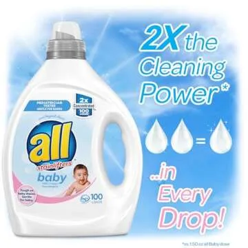 All Baby Liquid Laundry Detergent - Gentle & Hypoallergenic
