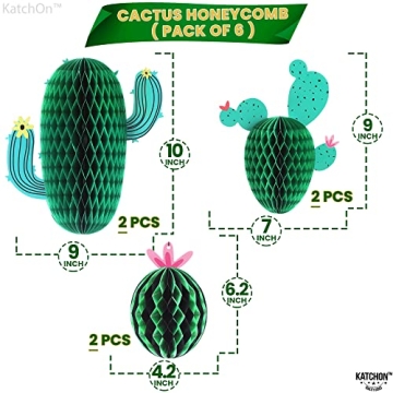 KatchOn Cactus Centerpieces Pack for Vibrant Celebrations