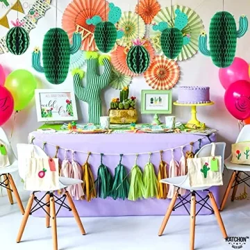 KatchOn Cactus Centerpieces Pack for Vibrant Celebrations